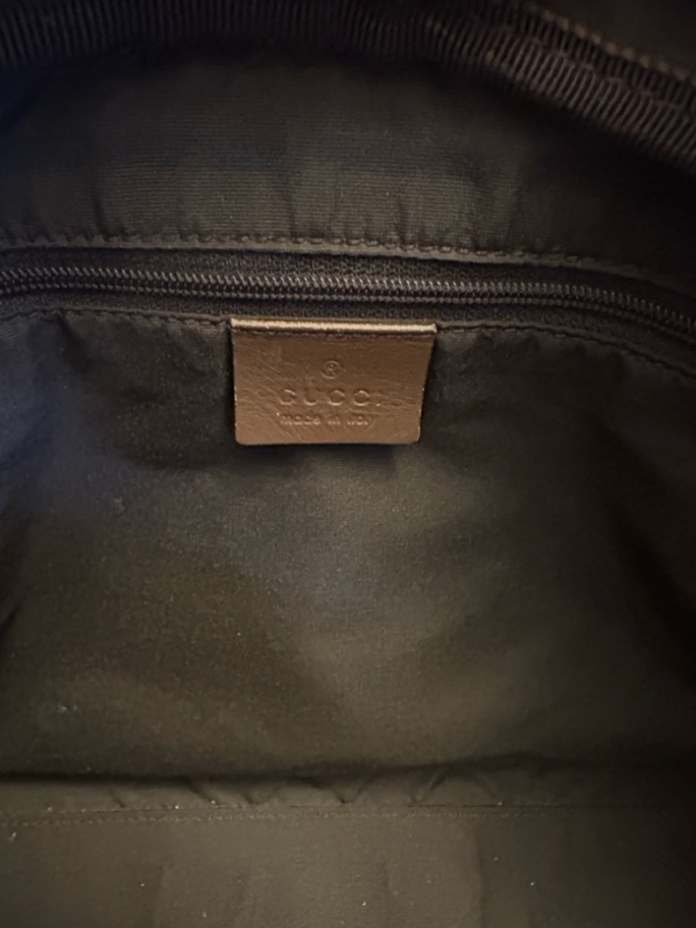 Vintage Gucci Beige GG Canvas Top-Handle Bag with Added Unbranded Gold Chains - Picture 10 of 13